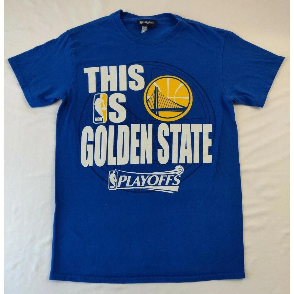 This Is Golden State Warrior Playoffs Graphic Blue Tshirt S